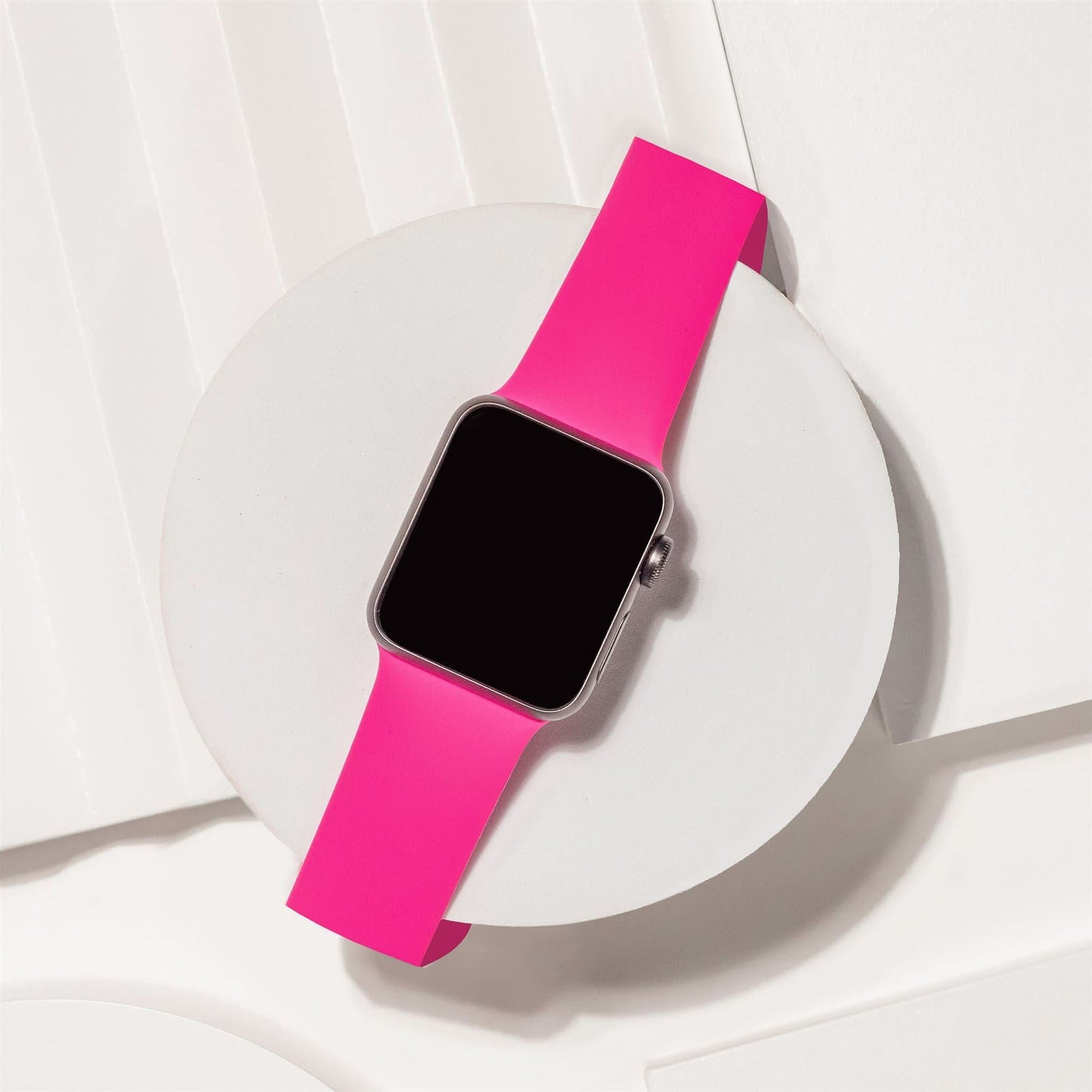 Hot Pink Apple Watch 38mm Strap