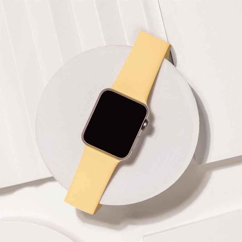 Yellow Apple Watch 38mm Strap FitStrapsUK