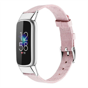 Light Pink Nylon Strap for Fitbit Luxe