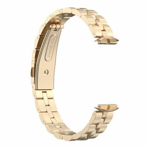 Gold Stainless Steel Band for Fitbit Luxe