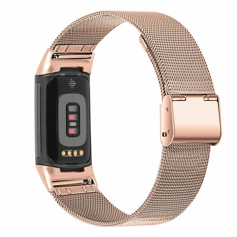 Rose Gold Metal Band for Fitbit Charge 5