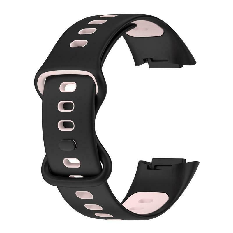 Black/Pink Strap for Fitbit Charge 5