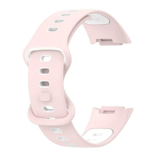 Pink/White Strap for Fitbit Charge 5