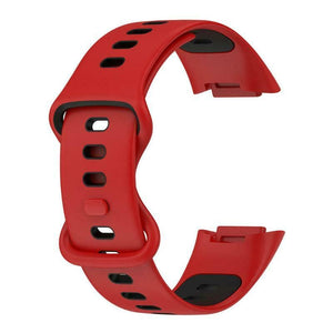 Red/Black Strap for Fitbit Charge 5   