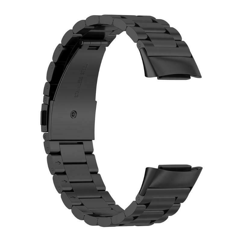 Black Stainless Steel Strap for Fitbit Charge 5