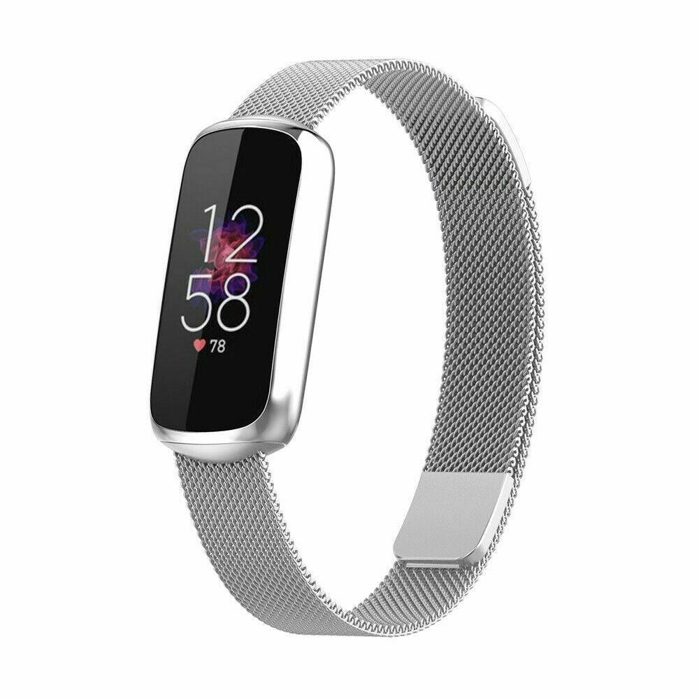 Silver Metal Strap for Fitbit Luxe