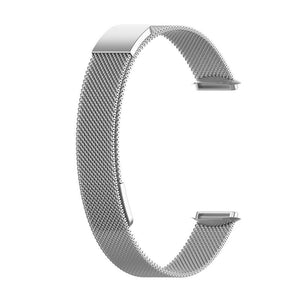 Silver Metal Wristband for Fitbit Luxe