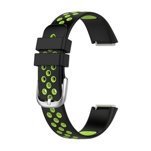 Black/Green Strap for Fitbit Luxe