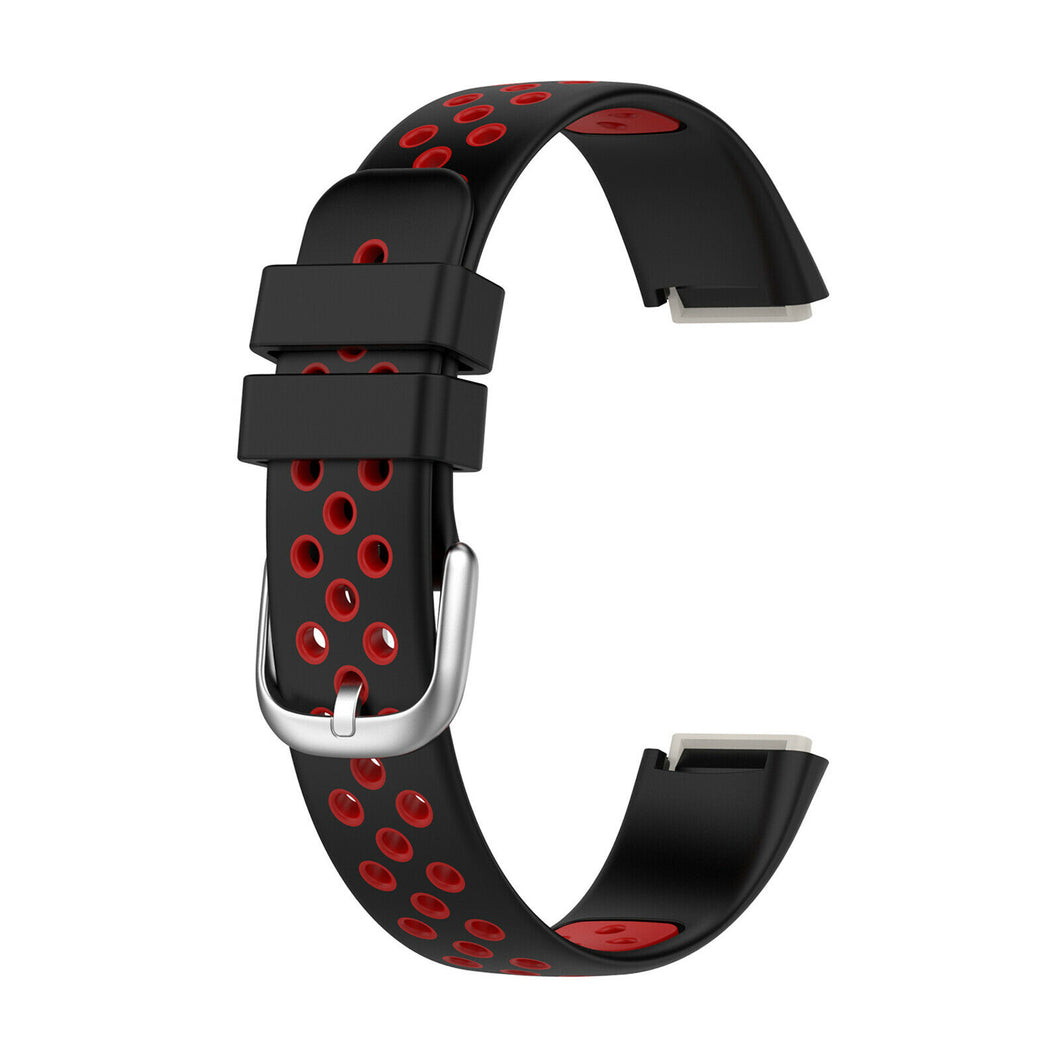 Black/Red Strap for Fitbit Luxe