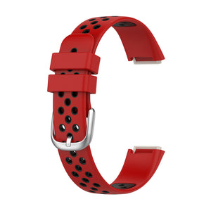 Red/Black Strap for Fitbit Luxe 