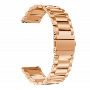 Rose gold metallic Huawei watch strap 